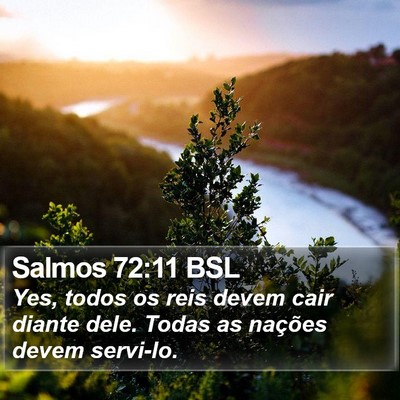 Salmos 72:11 BSL Bible Verse Image