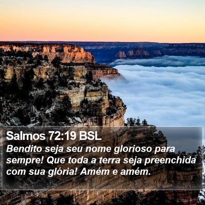 Salmos 72:19 BSL Bible Verse Image