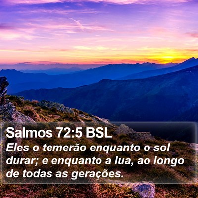 Salmos 72:5 BSL Bible Verse Image