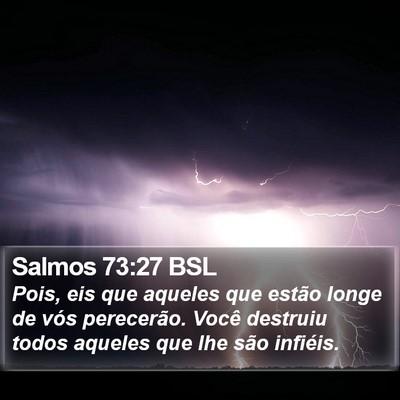Salmos 73:27 BSL Bible Verse Image