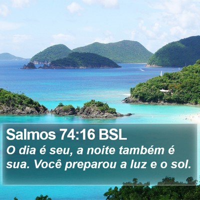 Salmos 74:16 BSL Bible Verse Image