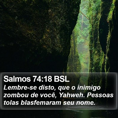 Salmos 74:18 BSL Bible Verse Image