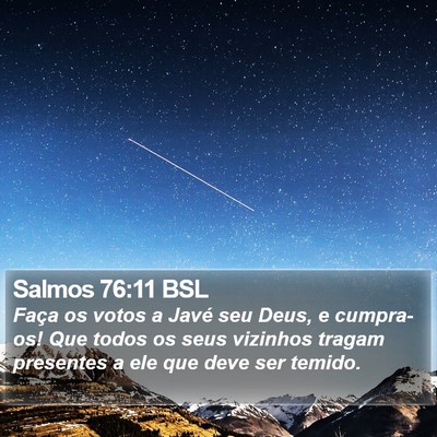 Salmos 76:11 BSL Bible Verse Image