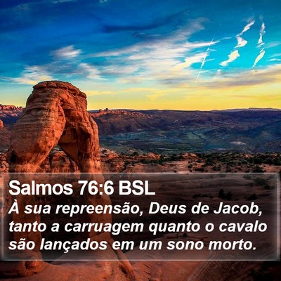 Salmos 76:6 BSL Bible Verse Image