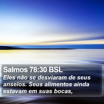 Salmos 78:30 BSL Bible Verse Image
