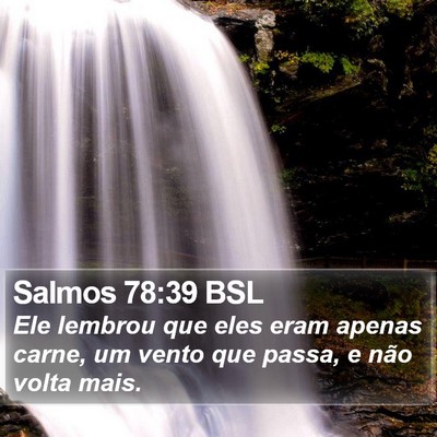 Salmos 78:39 BSL Bible Verse Image
