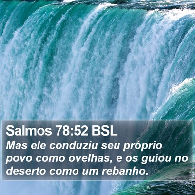 Salmos 78:52 BSL Bible Verse Image