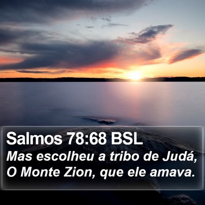 Salmos 78:68 BSL Bible Verse Image