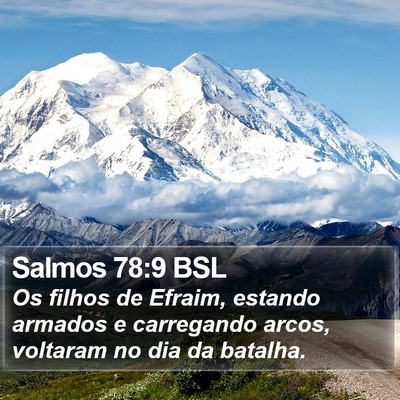 Salmos 78:9 BSL Bible Verse Image