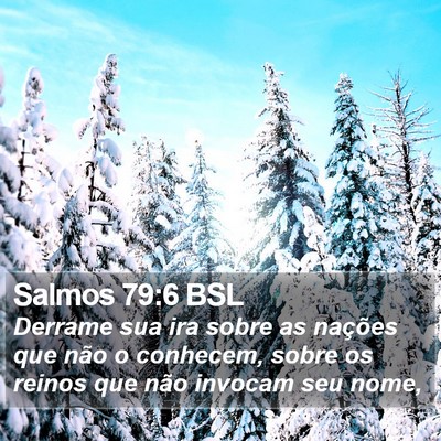 Salmos 79:6 BSL Bible Verse Image