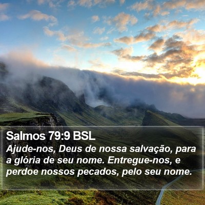 Salmos 79:9 BSL Bible Verse Image