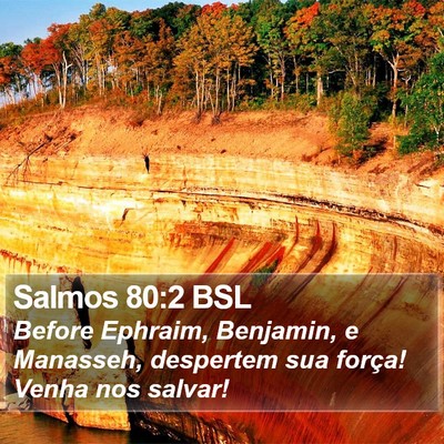 Salmos 80:2 BSL Bible Verse Image
