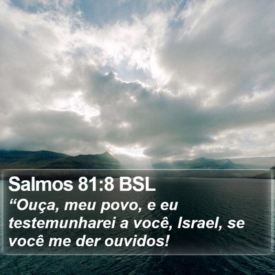 Salmos 81:8 BSL Bible Verse Image