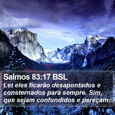 Salmos 83:17 BSL Bible Verse Image