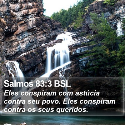 Salmos 83:3 BSL Bible Verse Image