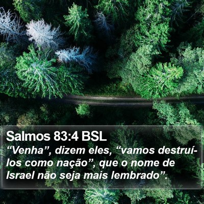 Salmos 83:4 BSL Bible Verse Image
