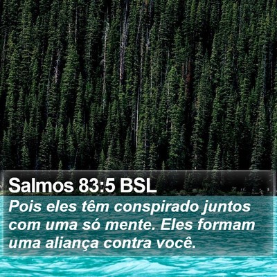 Salmos 83:5 BSL Bible Verse Image