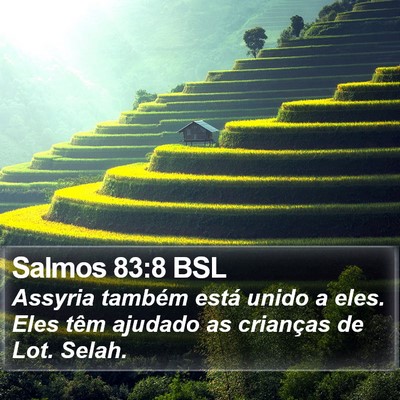 Salmos 83:8 BSL Bible Verse Image
