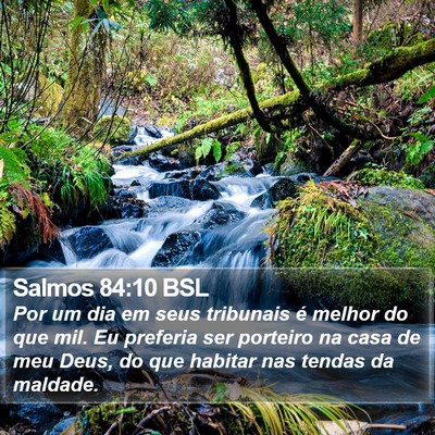 Salmos 84:10 BSL Bible Verse Image