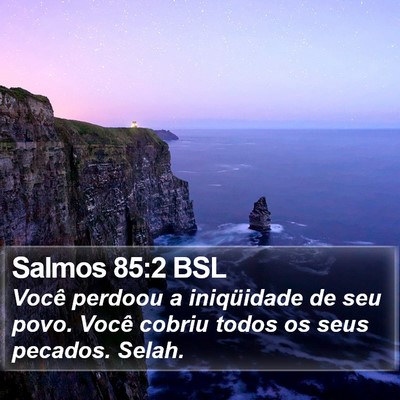 Salmos 85:2 BSL Bible Verse Image
