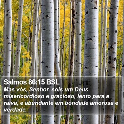 Salmos 86:15 BSL Bible Verse Image