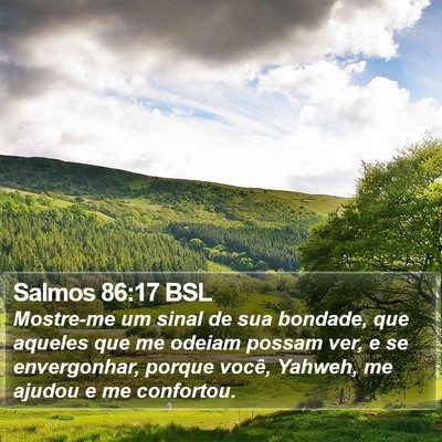 Salmos 86:17 BSL Bible Verse Image