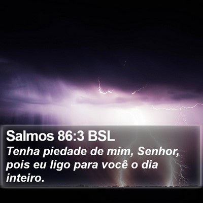 Salmos 86:3 BSL Bible Verse Image