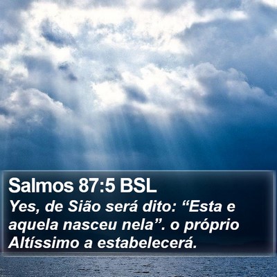 Salmos 87:5 BSL Bible Verse Image