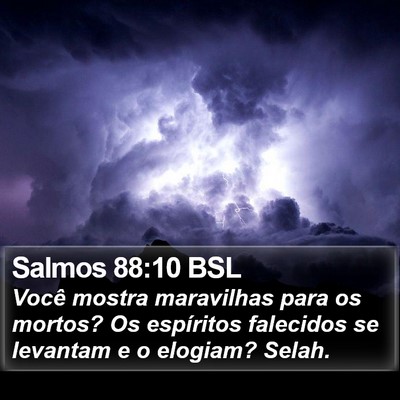 Salmos 88:10 BSL Bible Verse Image