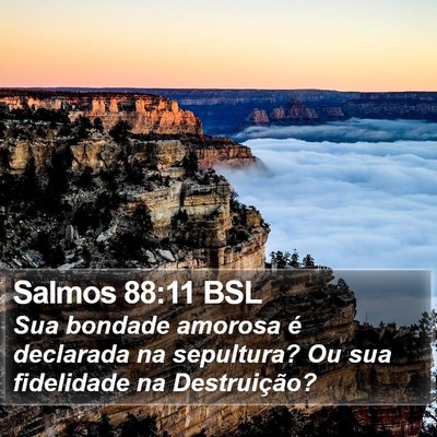 Salmos 88:11 BSL Bible Verse Image