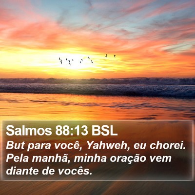Salmos 88:13 BSL Bible Verse Image
