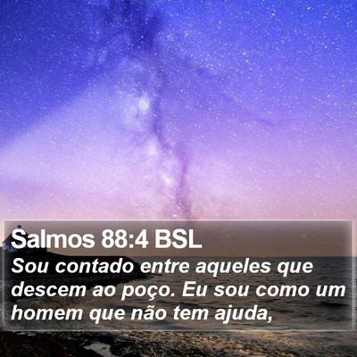Salmos 88:4 BSL Bible Verse Image