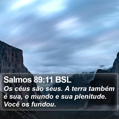 Salmos 89:11 BSL Bible Verse Image