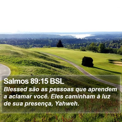 Salmos 89:15 BSL Bible Verse Image