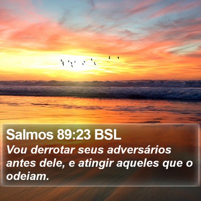 Salmos 89:23 BSL Bible Verse Image
