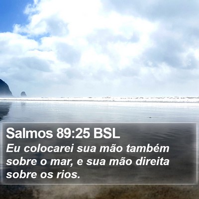 Salmos 89:25 BSL Bible Verse Image