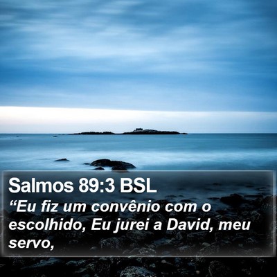 Salmos 89:3 BSL Bible Verse Image