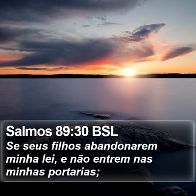 Salmos 89:30 BSL Bible Verse Image