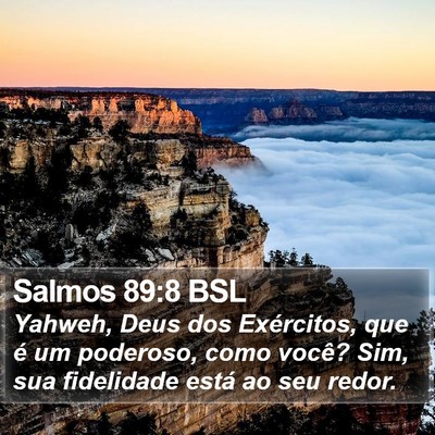 Salmos 89:8 BSL Bible Verse Image