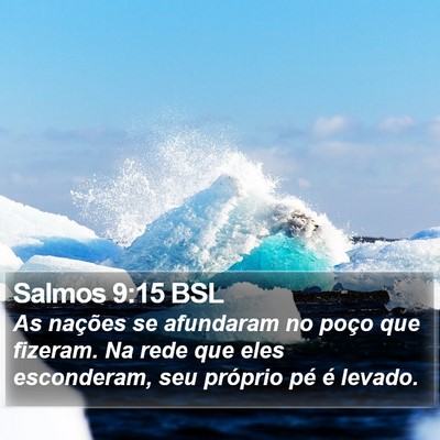 Salmos 9:15 BSL Bible Verse Image
