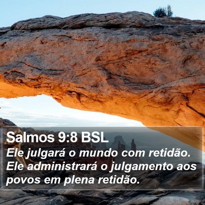 Salmos 9:8 BSL Bible Verse Image