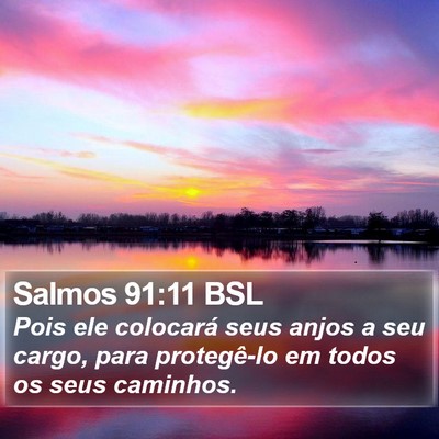 Salmos 91:11 BSL Bible Verse Image