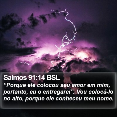 Salmos 91:14 BSL Bible Verse Image