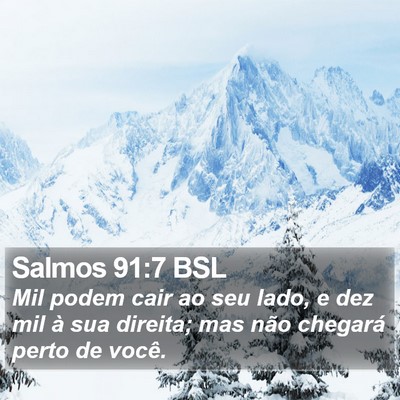 Salmos 91:7 BSL Bible Verse Image