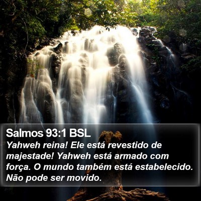 Salmos 93:1 BSL Bible Verse Image