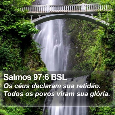Salmos 97:6 BSL Bible Verse Image