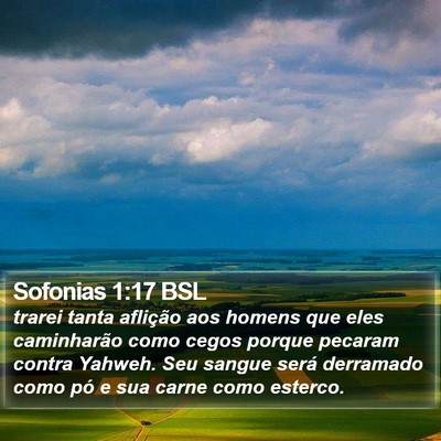 Sofonias 1:17 BSL Bible Verse Image