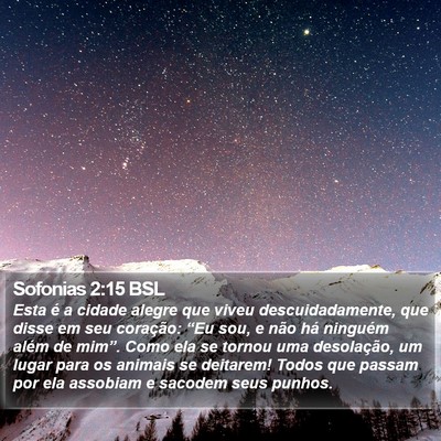 Sofonias 2:15 BSL Bible Verse Image