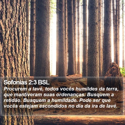 Sofonias 2:3 BSL Bible Verse Image