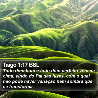 Tiago 1:17 BSL Bible Verse Image